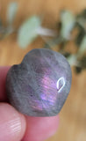 Labradorite mini hearts - small