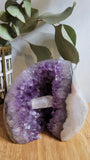 Amethyst & Calcite Flame